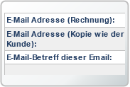 eMail Adresse Erstkunden Bestellung